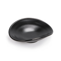 Piring Saus Kecap Jepang Hitam Matte Melamin Grosir Ramah Lingkungan Aman untuk Mesin Cuci Piring untuk Penggunaan Restoran