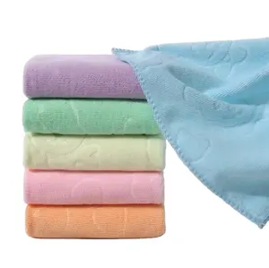 Microfiber Hanging Towels-빨리 돋을새김 건조한 두껍게 부엌 손 청소 피복