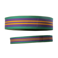 Rubans de médailles double face personnalisés à prix de gros, 100 % polyester, couleur et taille personnalisées, légers, lavables, pour uniformes