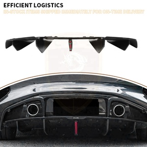 कमल के लिए एमिरा सूखी कार्बन फाइबर वैर शैली रियर डिफ्यूज़र स्पॉइलर - Product Image 5