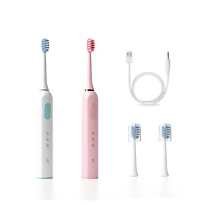 Brosse à dents électrique sonique pour adultes, poils doux, rechargeable par USB, étanche IPX7, autonomie de 50 jours - Product Image 2