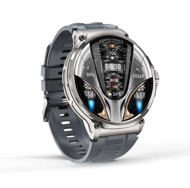 V69 Smart Watch for Men Waterproof 1.85'' Large Screen BT Calling 710mah Battery Health Monitor Men's Smartwatch