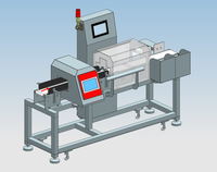 Máquina combinada Touch Creen, cinta transportadora, Detector de metales para alimentos y báscula de control para línea de producción