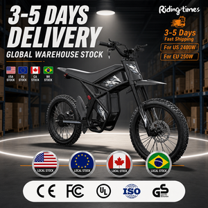 Bicicleta eléctrica todoterreno de 25 pulgadas para EE. UU. (2400W) y UE (250W), con marco de aluminio resistente, bicicleta eléctrica para desplazamientos, Ridingtimes GT73 - Product Image 2