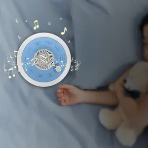 2023 디자인 새로운 휴대용 화이트 소음 수면 사운드 기계 7 스무딩 사운드 수면 보조 기계 아기