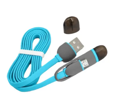 2 In 1 USB Micro USB Typ C Kabel USB-C Schnell kabel Schnell ladekabel Power Sync Ladekabel Für Huawei Xiaomi Samsung LG HTC