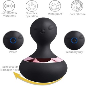 Xysy <b>Massage</b> <b>Ball</b> 10 Frequency Strong Vibration Magnetic Charging Black 100% Waterproof Vibrator for Women Masturbation Adult - Product Image 2