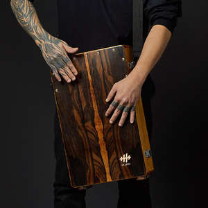 Ciricote <span class=keywords><strong>Cajon</strong></span> Drum professionnel-Fils de <span class=keywords><strong>caisse</strong></span> claire réglables pour une tonalité polyvalente et un contrôle optimal de la <span class=keywords><strong>percussion</strong></span> - Product Image 5