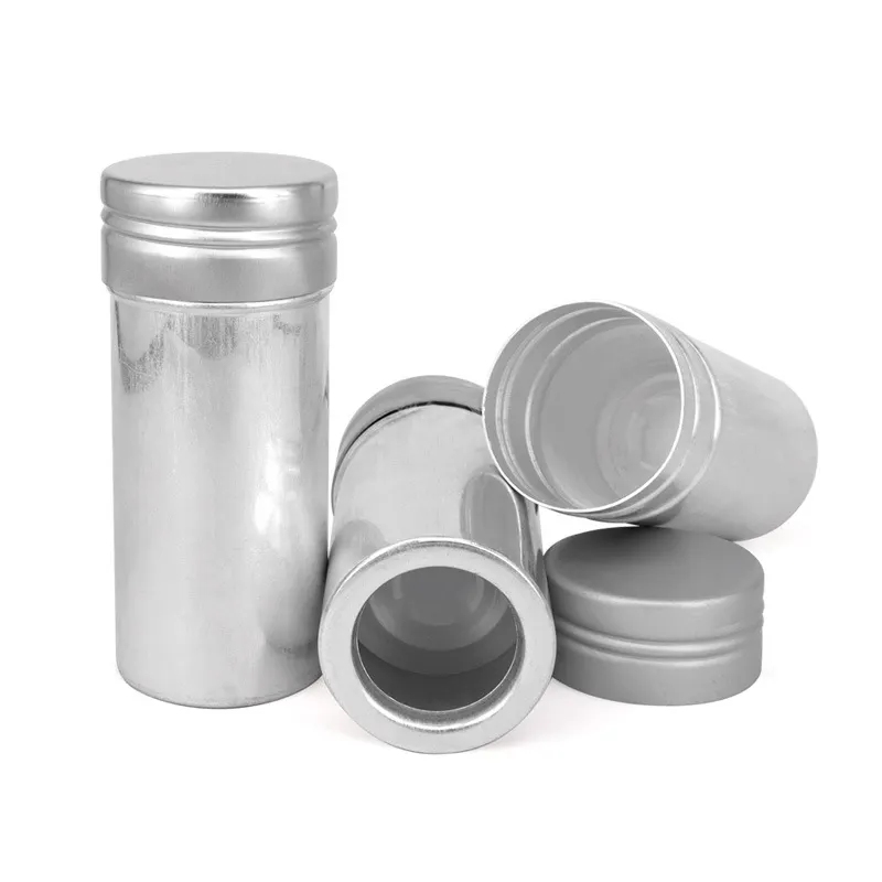 Aluminium Push Type Échantillon gratuit Soins du corps Aluminium 75g Contenants de bâton de cire Déodorant Stick Roll Bouteilles pour cire capillaire