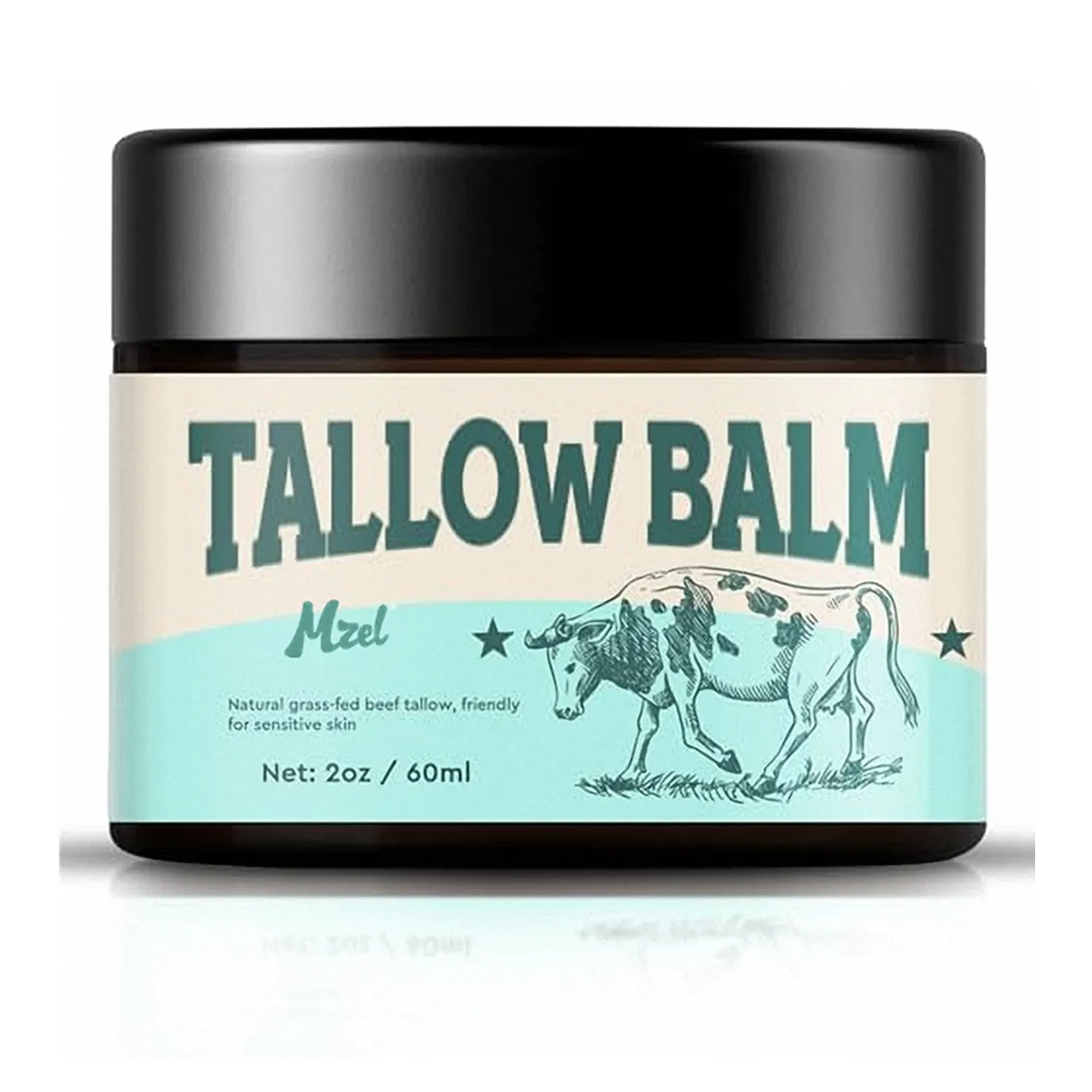 Natural Organic Grass Fed Handmade Whipped Beef Tallow Balm Moisturizing And Smooth Skin For Face And Body Care