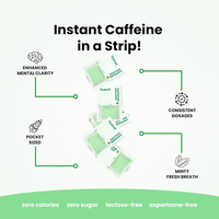 Bandelettes orales énergétiques de marque privée de haute qualité à la caféine – Ingrédient actif pour le soutien énergétique et anti-fatigue