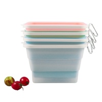 Bolsa de silicona reutilizable para aperitivos sin BPA, bolsas y contenedores de almacenamiento de alimentos de silicona para frutas y carne