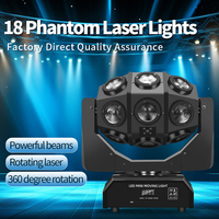 18*10w RGBW 4in1 DMX Beam Strobe Laser LED Effet Club Moving Head Dj Disco Événement Lumière de scène
