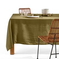 Nappes et Housses de Table en Gros pour Hôtels – Nappes Rondes Circulaires en Lin Naturel 120 Pouces