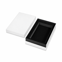 Boîte cadeau rigide personnalisée avec insert en EVA moulé floqué, revêtement UV pour cosmétiques, parfums, huiles, bougies et cadeaux de fêtes, impression de logo