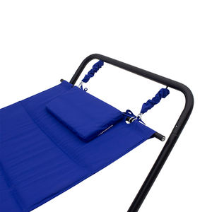 स्टैंड तकिया और स्टोरेज जेम्क के साथ आरामदायक पैटिओ बगीचे के लिए भारी समर्थन आउटडोर हैममॉक - Product Image 5