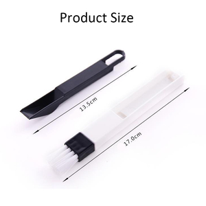Cepillo de Limpieza Multiusos para Ranuras de Puertas y Ventanas con Recogedor de Polvo, Cepillo para Teclado y Cepillo para Esquinas - Product Image 6