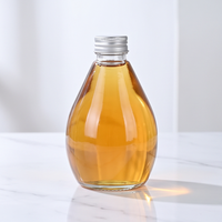 Bouteille d'eau en verre personnalisée, 100 ml, 280 ml, 350 ml, 500 ml, cristal