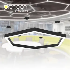 Brandon Ce Ul Dlc listé luminaire linéaire Led avec accessoires 4000K 5000K plafonnier linéaire pour salle de sport