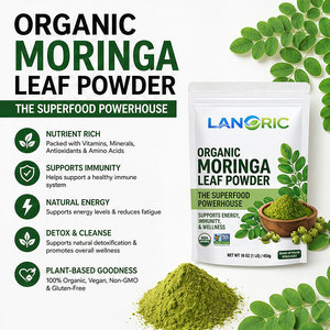 Extrait <span class=keywords><strong>de</strong></span> <span class=keywords><strong>feuille</strong></span> <span class=keywords><strong>de</strong></span> <span class=keywords><strong>Moringa</strong></span> <span class=keywords><strong>en</strong></span> vrac <span class=keywords><strong>en</strong></span> gros OEM, Poudre <span class=keywords><strong>de</strong></span> <span class=keywords><strong>Moringa</strong></span> pure naturelle biologique 1kg, Prix compétitif - Product Image 2