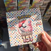 Version japonaise originale scellée Pokémon TCG 151 SV2A Scarlet & Violet Booster Pack PTGG Jeu de société Boos Paper pour les 14 ans et plus