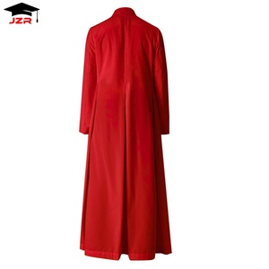 Wholesale Matte Clergy Robe <strong>Priest</strong> Pulpit Costume Altar Server <strong>Vestments</strong> <strong>Anglican</strong> Choir Cassock Robe with Lining - Product Image 6