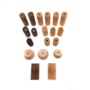 Gancho de Pared de Madera Personalizado YUESHEN, Perchero de Madera Maciza para Baño, Gancho de Madera para Entrada, Piezas Mecanizadas por CNC - Product Image 4