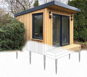 מכירת מפעל של כלונסאות פלדה ספירליות לקרקע עבור מבנה תושבת פאנלים סולאריים - Product Image 2