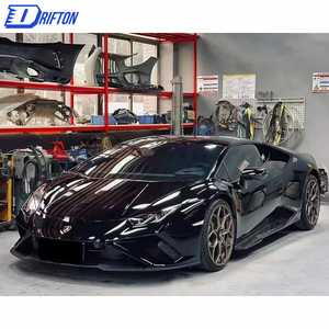 Falda lateral de fibra de carbono seca para Lamborghini Huracan LP610 LP580 EVO Performante Tecnica - Product Image 5