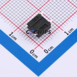 ZX-QC66-4.3TP Tactile Switch SMD-4P,6x6mm Switch Single Pole Single Throw Round Button 2.6N Vertical Mount - Product Image 2