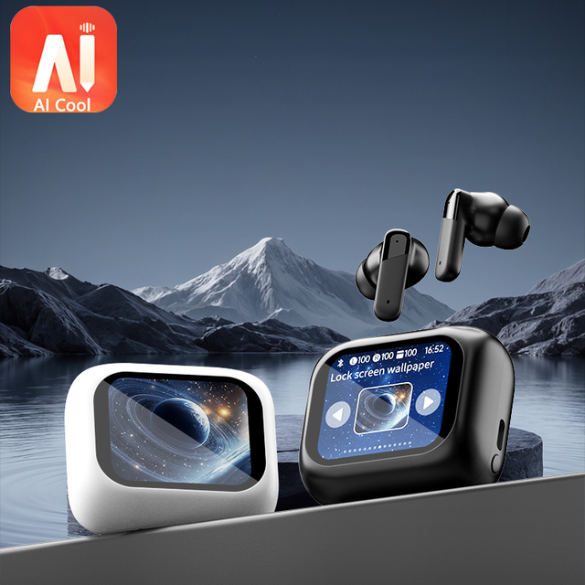 L09 AI Smart Translator Earbuds 150+ Languages Real-time Recognition Wireless Headset Factory Direct Wholesale OEM/ODM