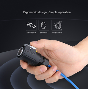 CNLINKO Nhà Sản Xuất Cung Cấp Hàn Loại Cat5e RJ45 Cắm Ổ Cắm 8P8C Che Chắn Không Thấm Nước Ethercon RJ45 Tín Hiệu Kết Nối - Product Image 2