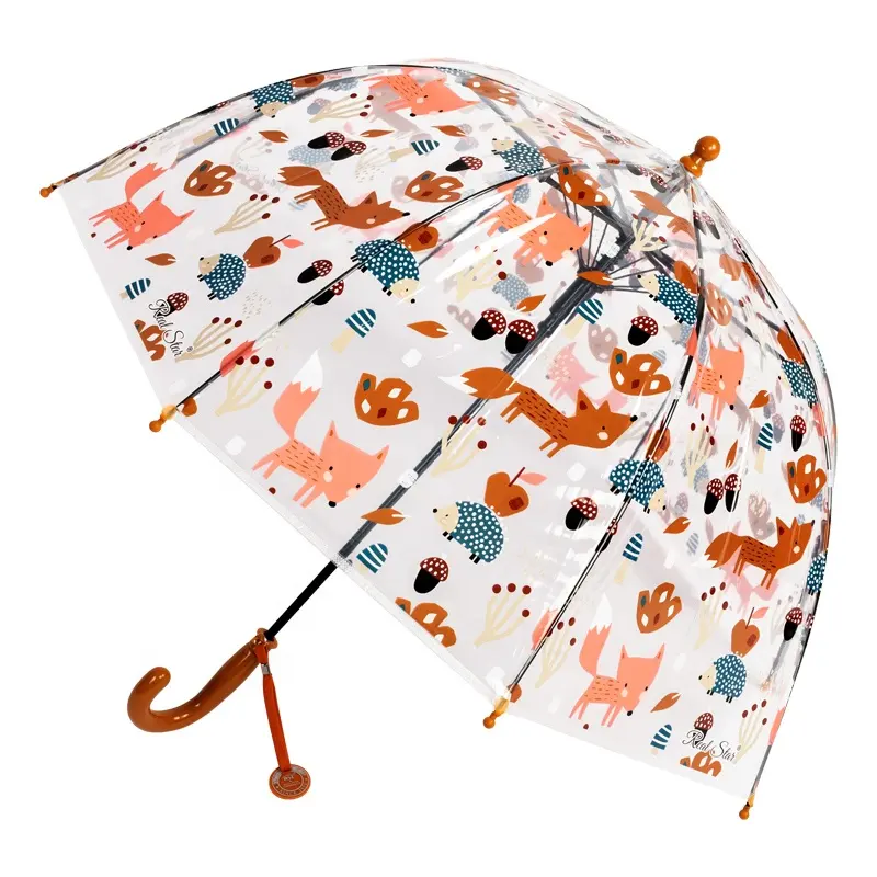 RST جديد الكرتون واضح مظلة طفل الحيوان الطباعة مظلة طفل الفتيان و الفتيات الهدايا