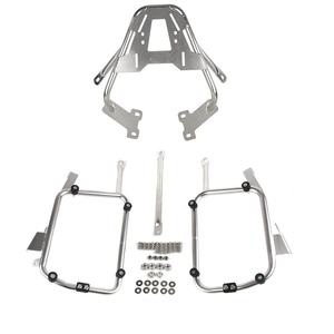 Soporte de caja lateral plateado de acero inoxidable 304, soporte lateral para portaequipajes de motocicleta para <span class=keywords><strong>HONDA</strong></span> <span class=keywords><strong>CB500X</strong></span> - Product Image 5