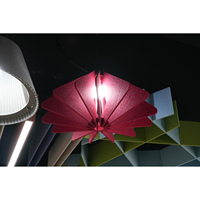 Lampe suspendue abat-jour suspendu plafonnier acoustique panneau feutre acoustique lampe led lumière