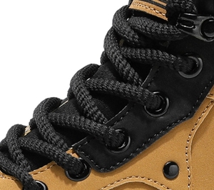 Bottes Montantes <span class=keywords><strong>Homme</strong></span> Style Britannique Rétro d'Extérieur pour Alpinisme et <span class=keywords><strong>Moto</strong></span>, Résistantes à l'Usure, <span class=keywords><strong>Semelle</strong></span> Épaisse et Respirante - Product Image 5