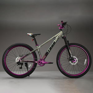 Bicicletta da <span class=keywords><strong>Montagna</strong></span> 27.5 Pollici Unisex con Doppia Sospensione, Freni a Disco Idraulici in Acciaio, 21 Velocità - Product Image 1