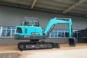 EPA/CE ISO certificato 6 Ton cabina chiusa cingolato escavatore SWE60F con attacco - Product Image 5