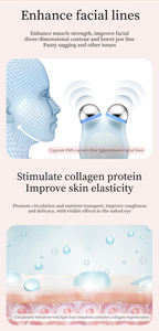 Nueva Etiqueta Privada MINI Kit de dispositivo facial de microcorriente Masajeador facial para esculpir la cara Masajeador corporal - Product Image 6