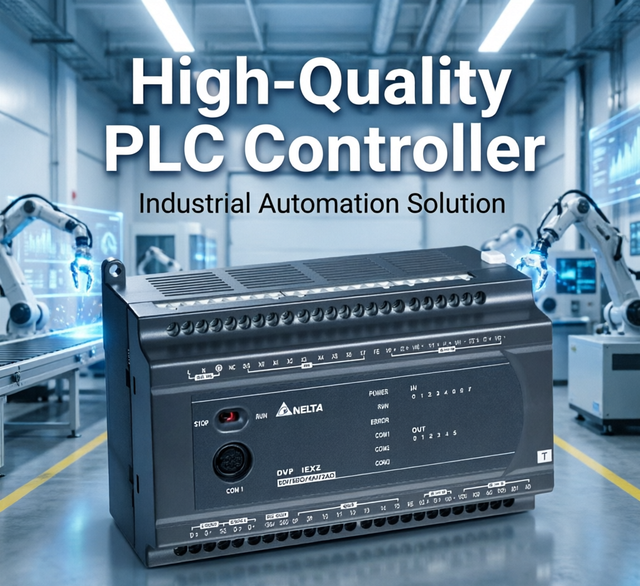 High Quality PLC Programmable DVP24EC00R3 Output Module for Industrial Control RS485 Communication Interface Available New Used
