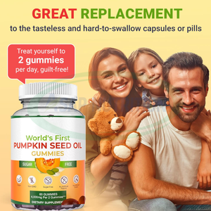 Gomitas de Aceite de Semillas de Calabaza Orgánicas Naturales de Marca Privada OEM ASAP para Adultos - Refuerzo Inmunológico, 60 Unidades, Suministro de Fábrica - Product Image 3