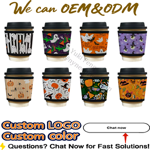 12-24oz cà phê cup tay áo chủ Neoprene 4mm coozies cup tay áo cho Hot & đồ uống lạnh - Product Image 2