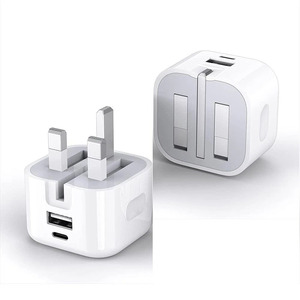 Oem/ODM cao cấp USB-C PD 25W sạc, chúng tôi EU AU UK tiêu chuẩn cắm, sạc nhanh Type-C adapter cho Apple <span class=keywords><strong>iPhone</strong></span> 11/12/13/14 16 17 - Product Image 5