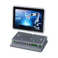 PC sans ventilateur avec écran tactile capacitif IPS de 10,1 pouces, processeur Intel I5-1235U, Ethernet Gigabit RJ45, à fixer sur le coffret PLC