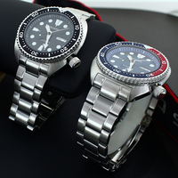 Montre-bracelet de tortue modifiée de haute qualité verre cristal saphir montre étanche mécanique pour mouvement Seiko Nh34 Nh35 Nh36