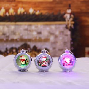 Hot Selling Snowman Santa in Christmas Decoration Ball with Mini Led <b>Light</b> up for Christmas <b>Tree</b> Ornament or Party Table Decor - Product Image 2