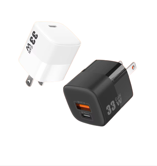 Mini Gan Charger Type C PD 33W PPS USB QC3.0 30W Full Protocol Compatibility Fast Wall Charger for Iphone for Xiaomi for Vivo