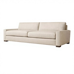 Sofá de 2 Plazas, Venta Directa de Fábrica, Sofá Seccional de Tela Moderno y Elegante, Doble Asiento, Estructura de Madera, para Sala de Estar - Product Image 4