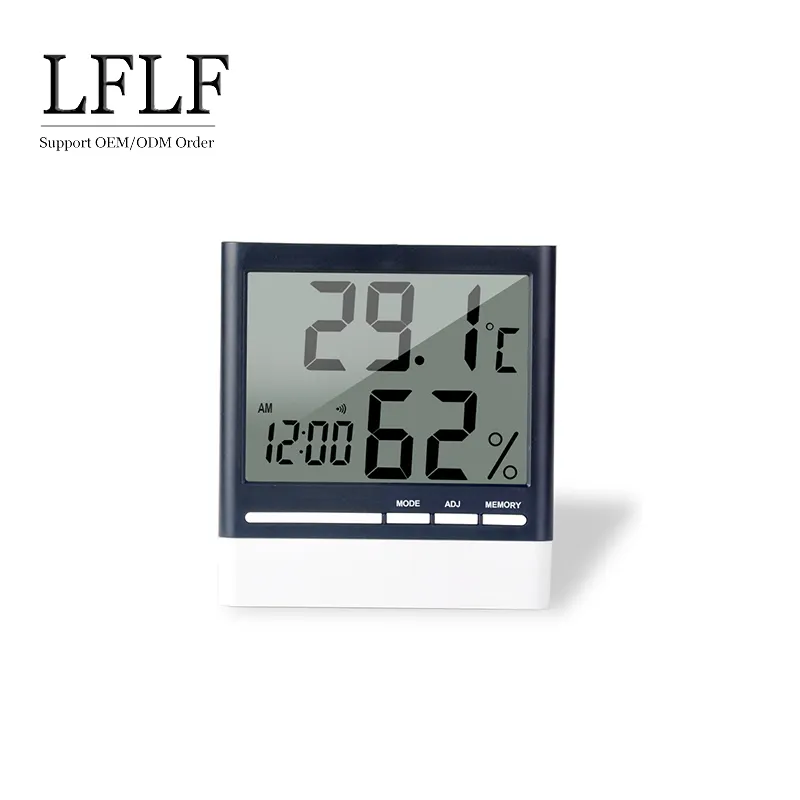 New Arrival Multifunction Digital Display Indoor Temperature and Humidity Thermometer Hygrometer Monitor