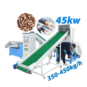 Shinho Automatic Popular Car Cable Granule Recycle Peeling Stripper Used Crushing Cable Granulator Copper Wire Recycling Machine